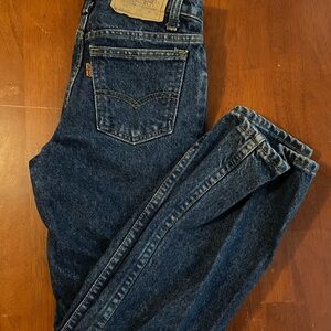 Vintage Levi’s Orange Tab Kids Jeans Size 10 Regular Made in USA Dated 02/92